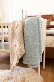 cozy waffle blanket | baby size - powder: Baby