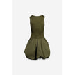 Sleeveless Bubble Skirt Mini Dress