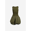 Sleeveless Bubble Skirt Mini Dress