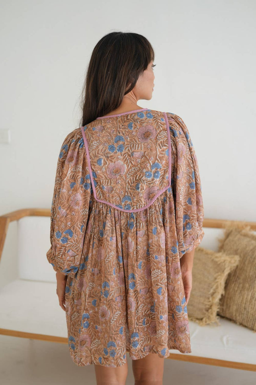 Block Printed Dress (Zoha)