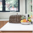 Rattan Cloche Food Cover