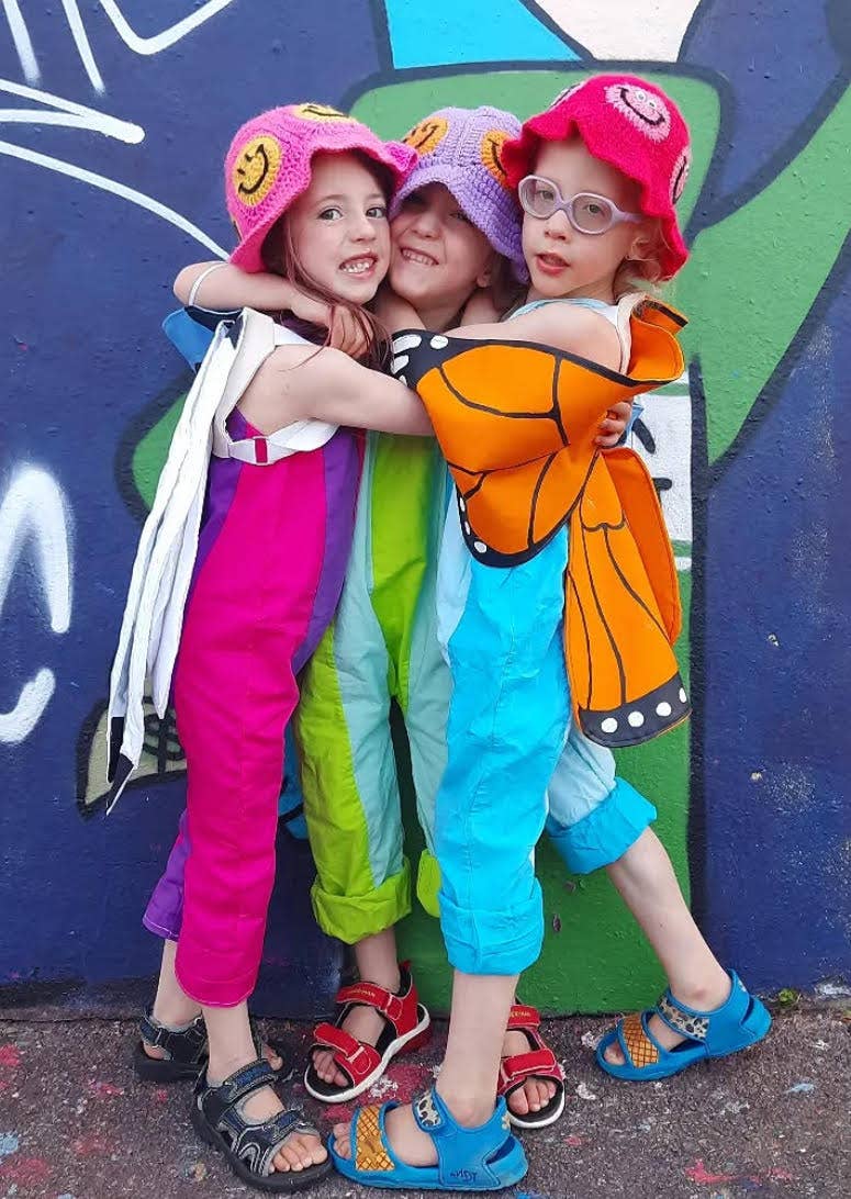 Orange Monarch Butterfly Costume Wings