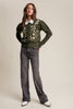 Floral Embroidered Puff Sleeve Cardigan