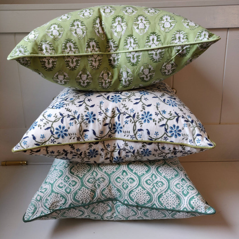 Pia Green Cushion Cover