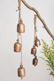 Rustic Wind Chime Medium Cascading Bells - Garden, Patio