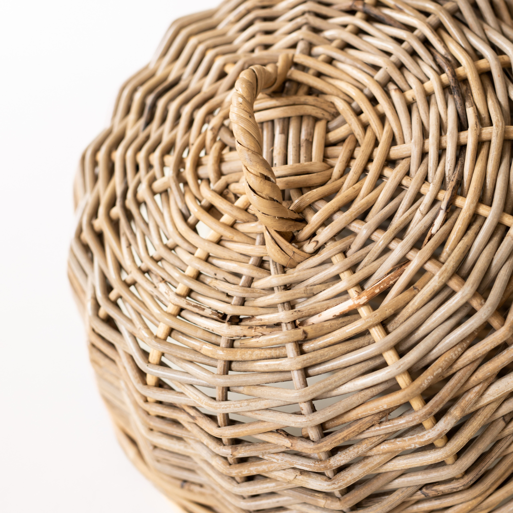 Rattan Cloche Food Cover