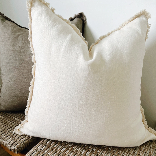 Neutral Linen Pillow Covers