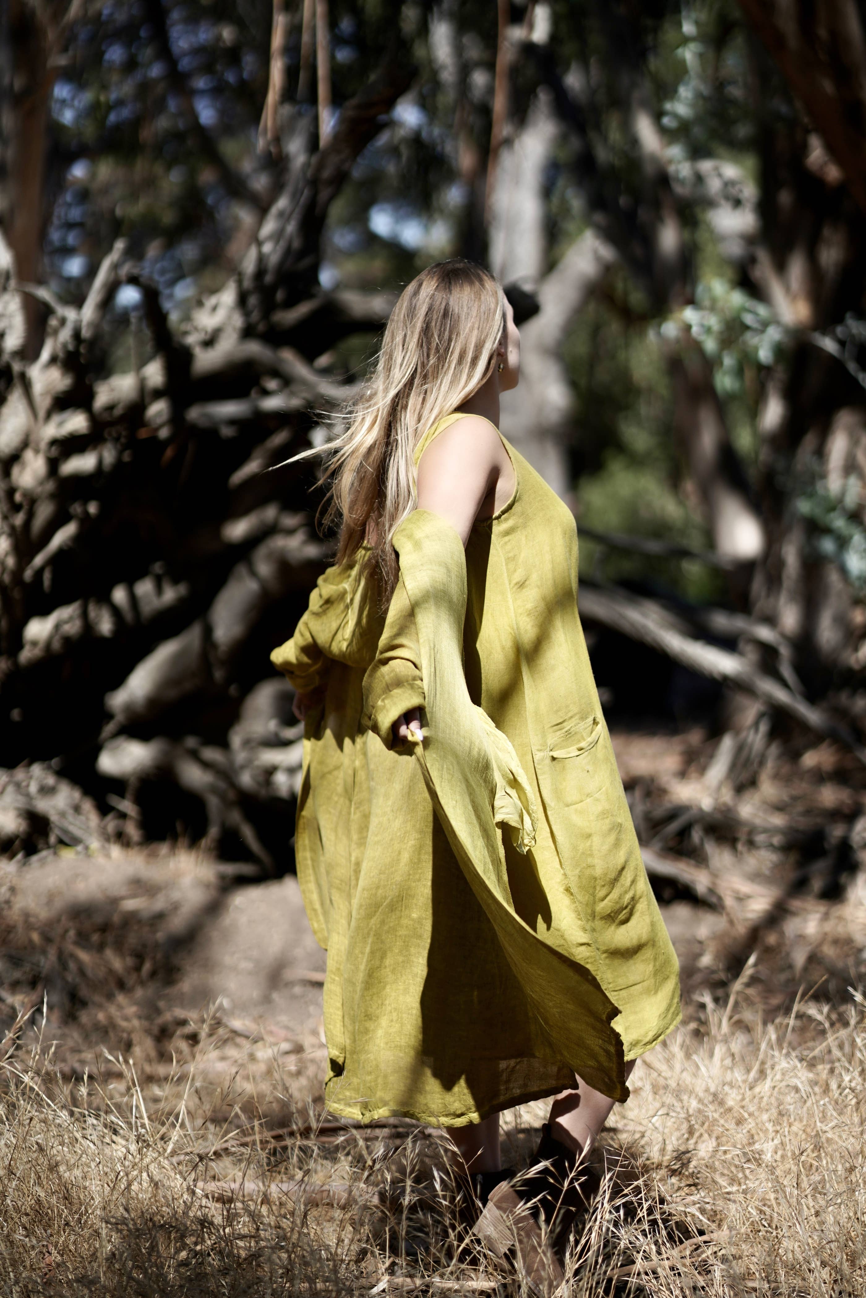 Eisley Duster Coat Mustard