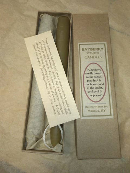 1 Boxed Pair Bayberry Scented Taper Candles