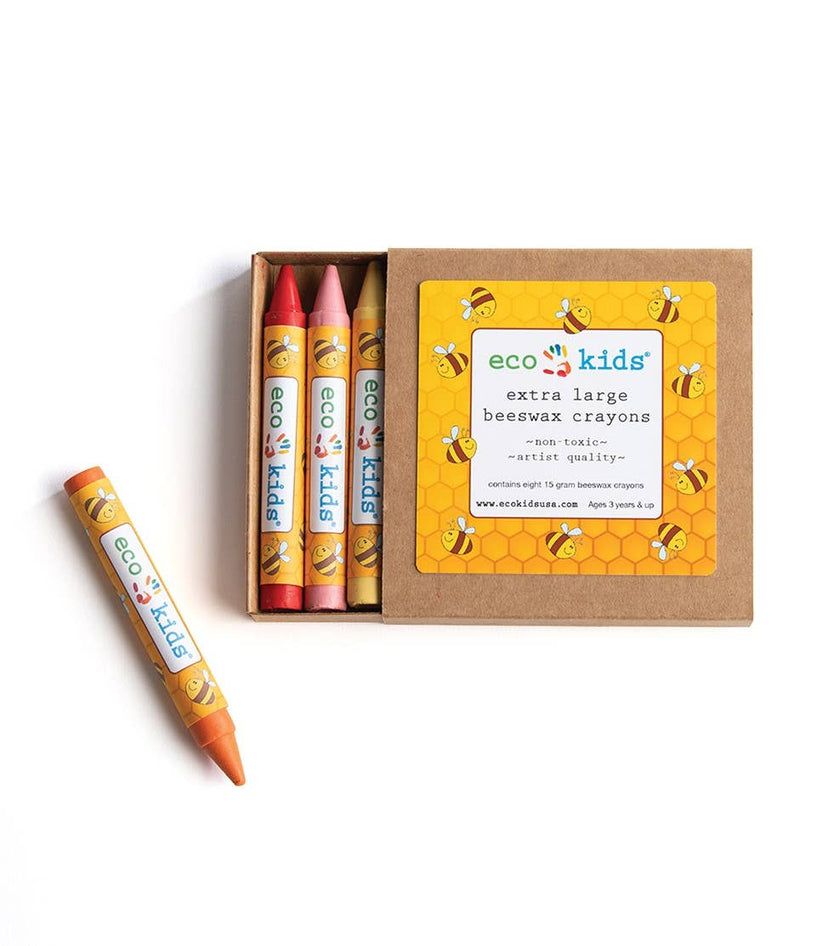 beeswax crayons - extra large - case: With display