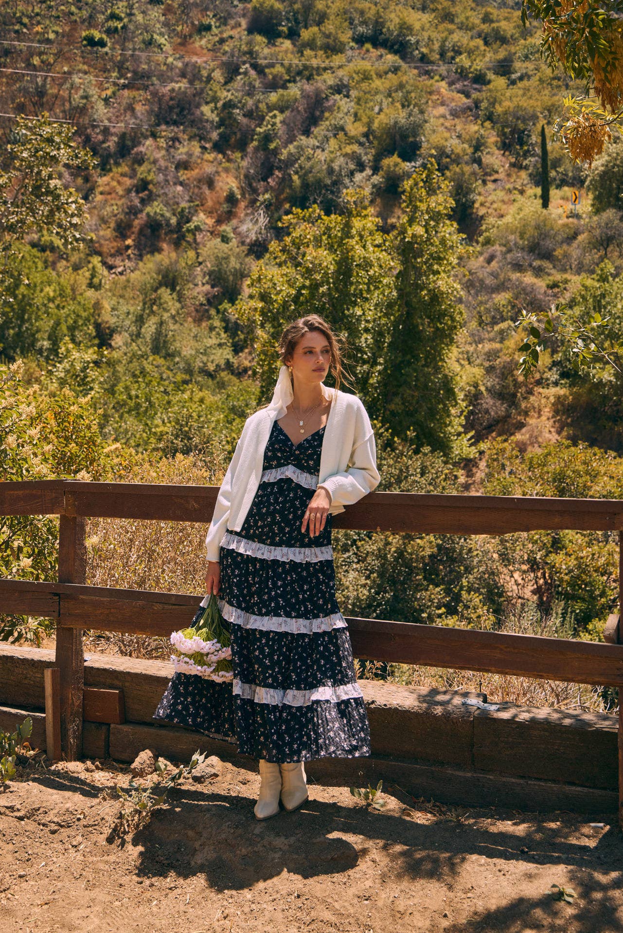 EVERYDAY ESSENTIAL LAYERING WAFFLE CARDIGAN IN BALLON SLVS