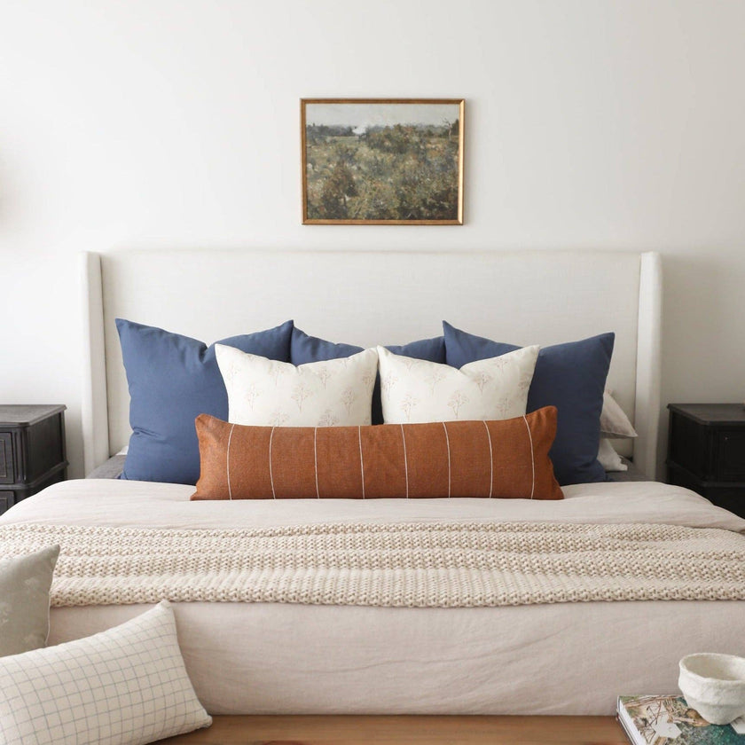 Wren In Spice - Lumbar Pillow Cover