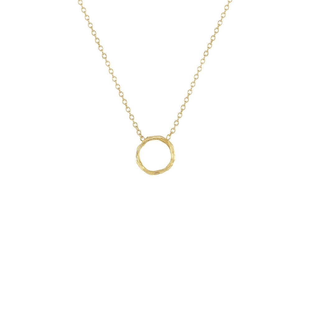 Mini Opihi Circle Necklace