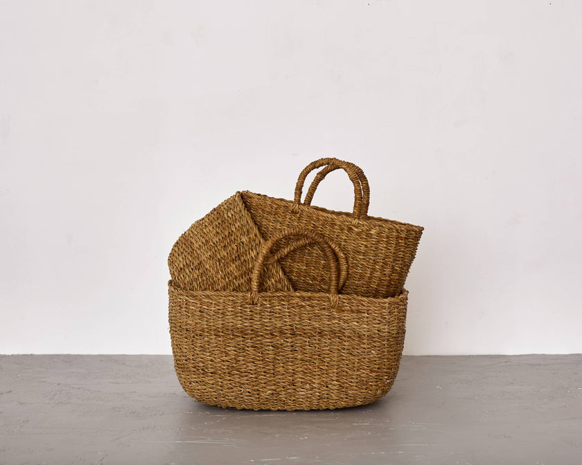 Oval Gathering Basket, harvest, three sizes