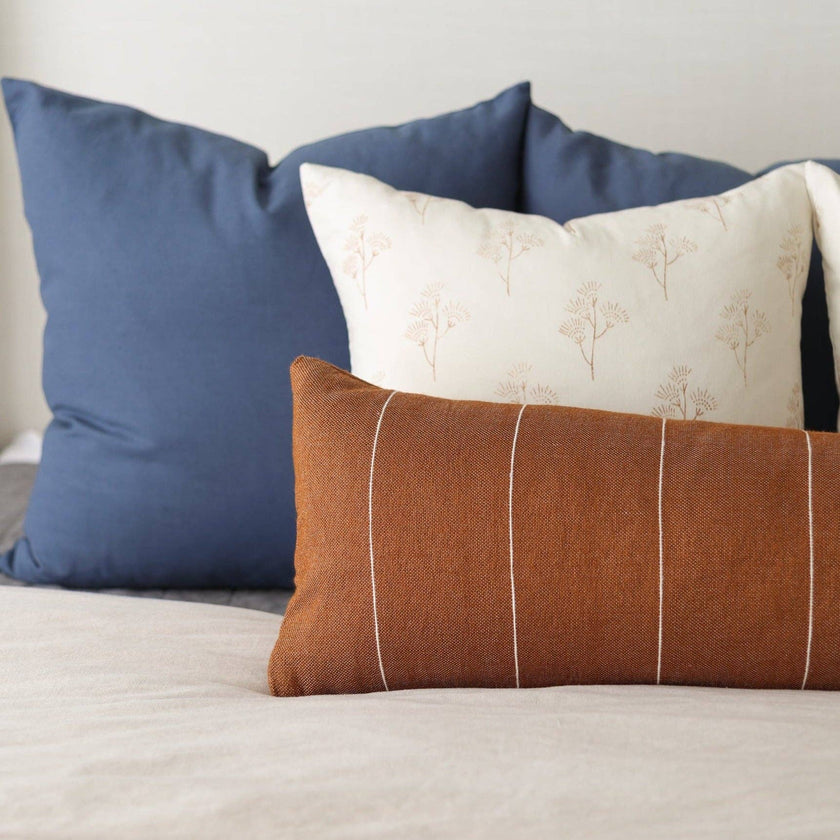 Wren In Spice - Lumbar Pillow Cover