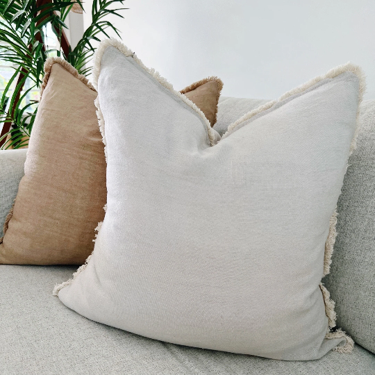 Neutral Linen Pillow Covers