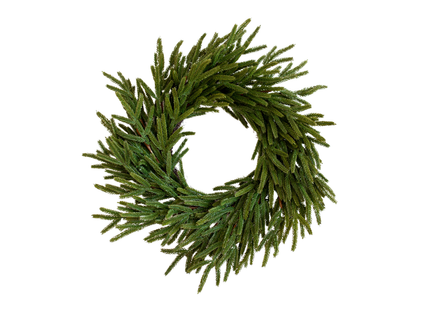 Norfolk Pine Real Touch Faux Wreath 24