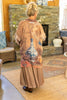 The Storyteller Bamboo Bohemian Kimono Cardigan with Belt