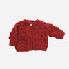 Popcorn Cardigan Red Baby Kid Sweater Valentine Christmas