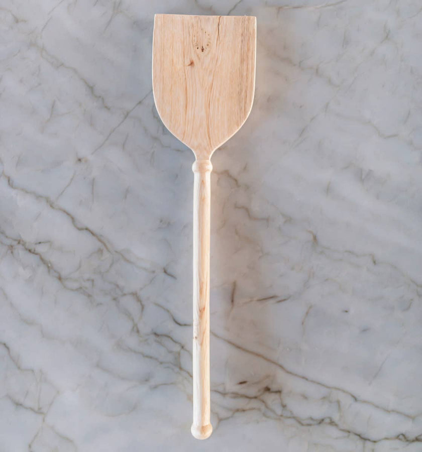 Hand Carved Wooden Spatula- Kenzie Blunt End