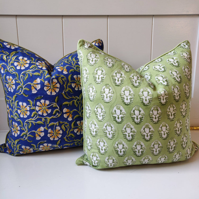 Pia Green Cushion Cover