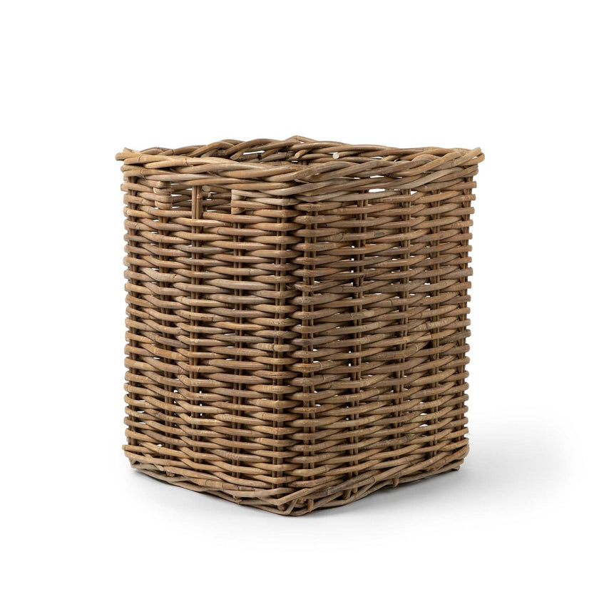 Rattan Square Kubu Grey Storage Baskets