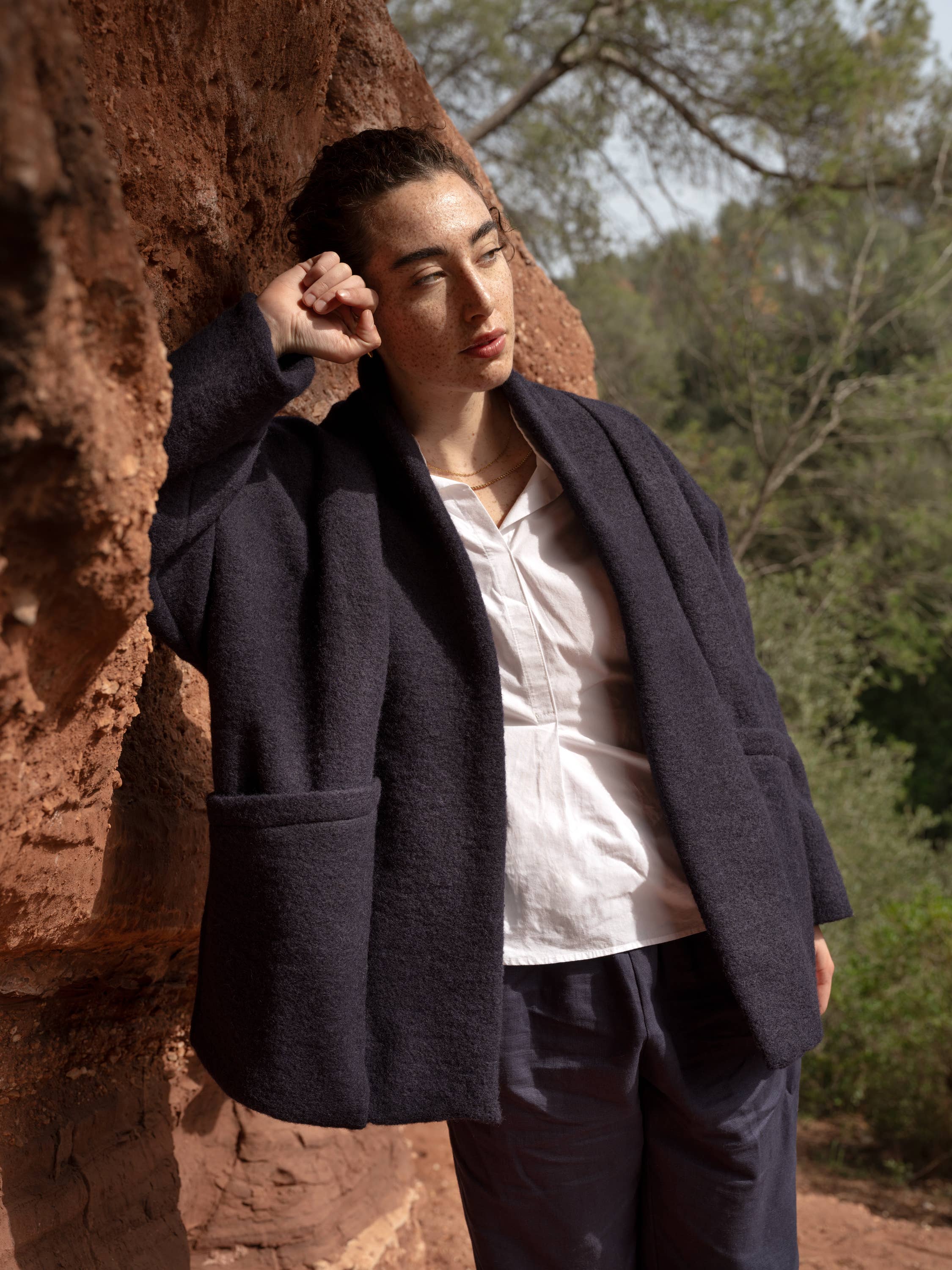 BROSSA JACKET organic wool