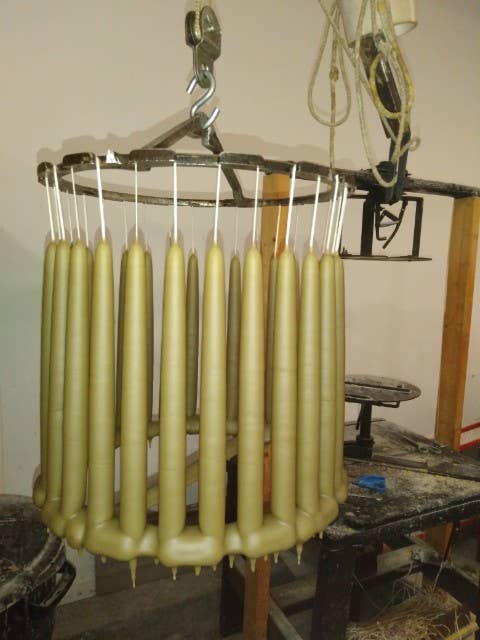 1 Boxed Pair Bayberry Scented Taper Candles