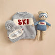 Plush Ski Bear Baby Kids Toy Animal Fall Winter Sport