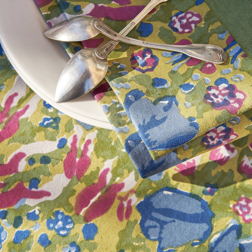 Jardin Blue & Vert | Tablecloth