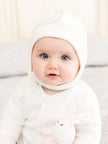 Organic Baby Sherpa Ear Flap Hat: 6-12m