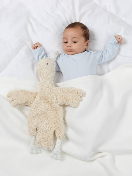 Organic Abigail Goose Lovey Sherpa  Toy