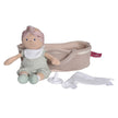 Knitted Carry Cot w/Remi Baby Light Skin, Soother & Blanket