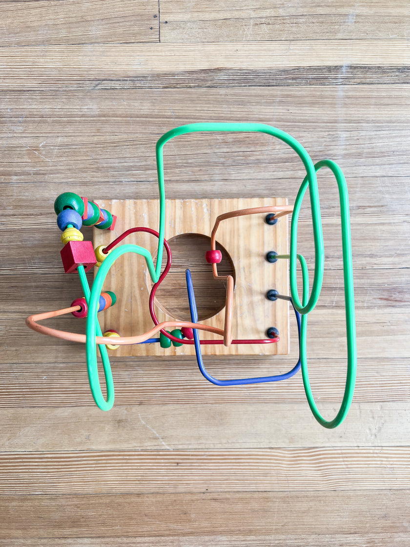 Vintage Abacus Toy Large