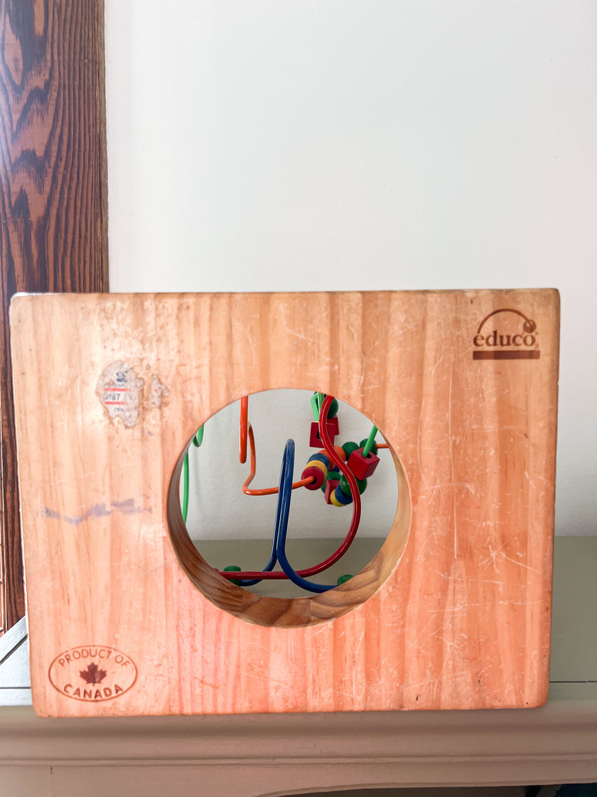 Vintage Abacus Toy Large