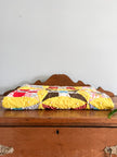 Bright Vintage 1960s Quilt with Knotting