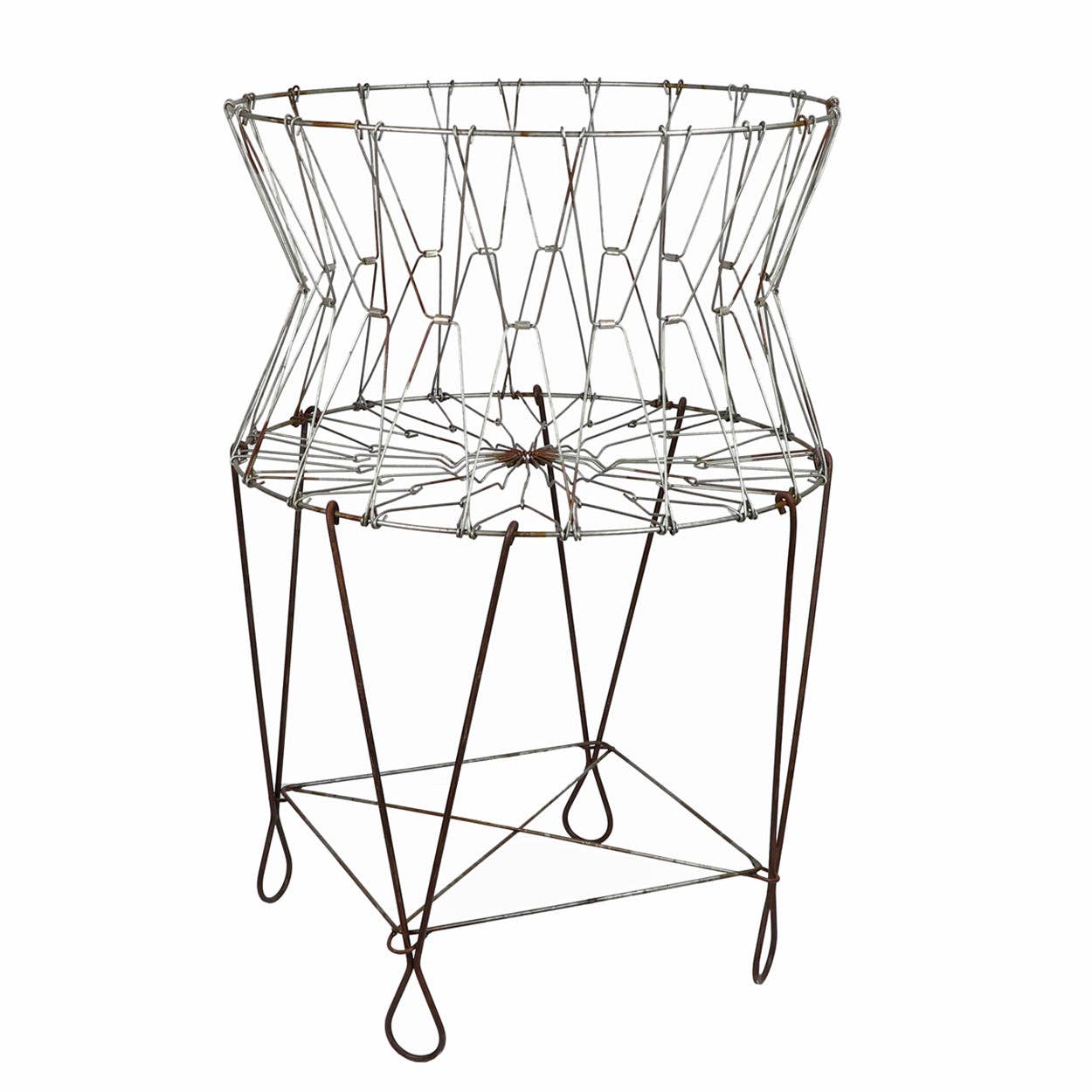 Small Folding Plant Stand or Hamper